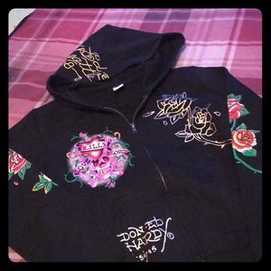 Black Ed Hardy hoodie